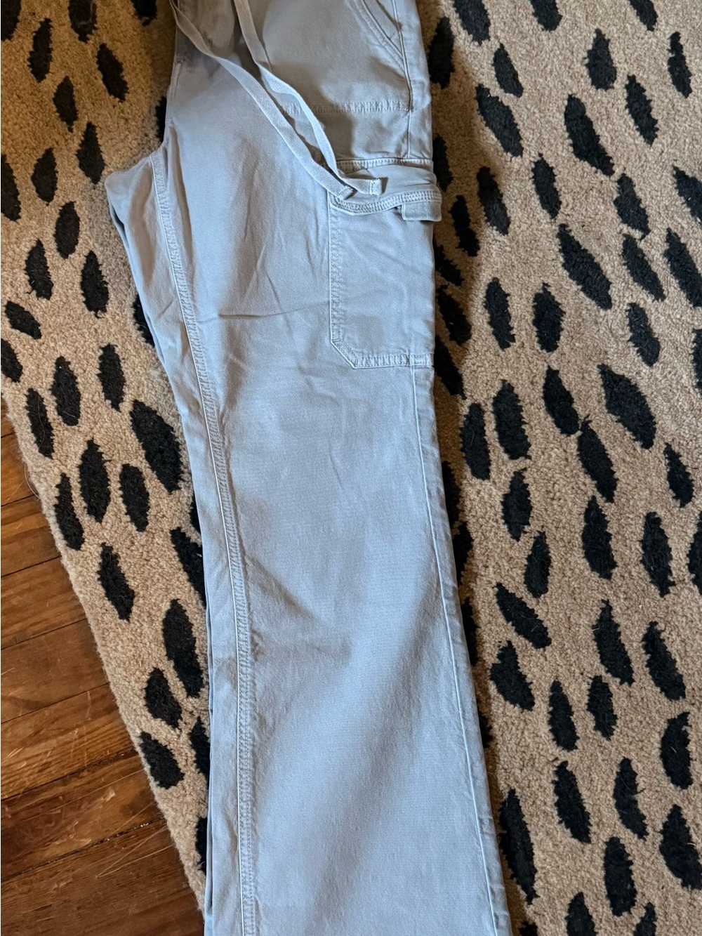 American Eagle Outfitters Light Blue Boot Cut Cargos